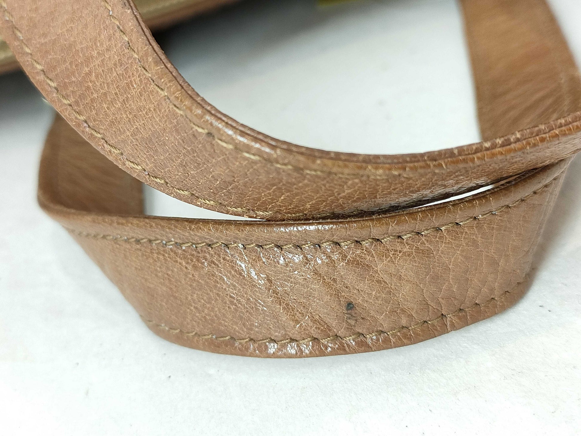 FENDI Leather/Hand/Brown Handbag