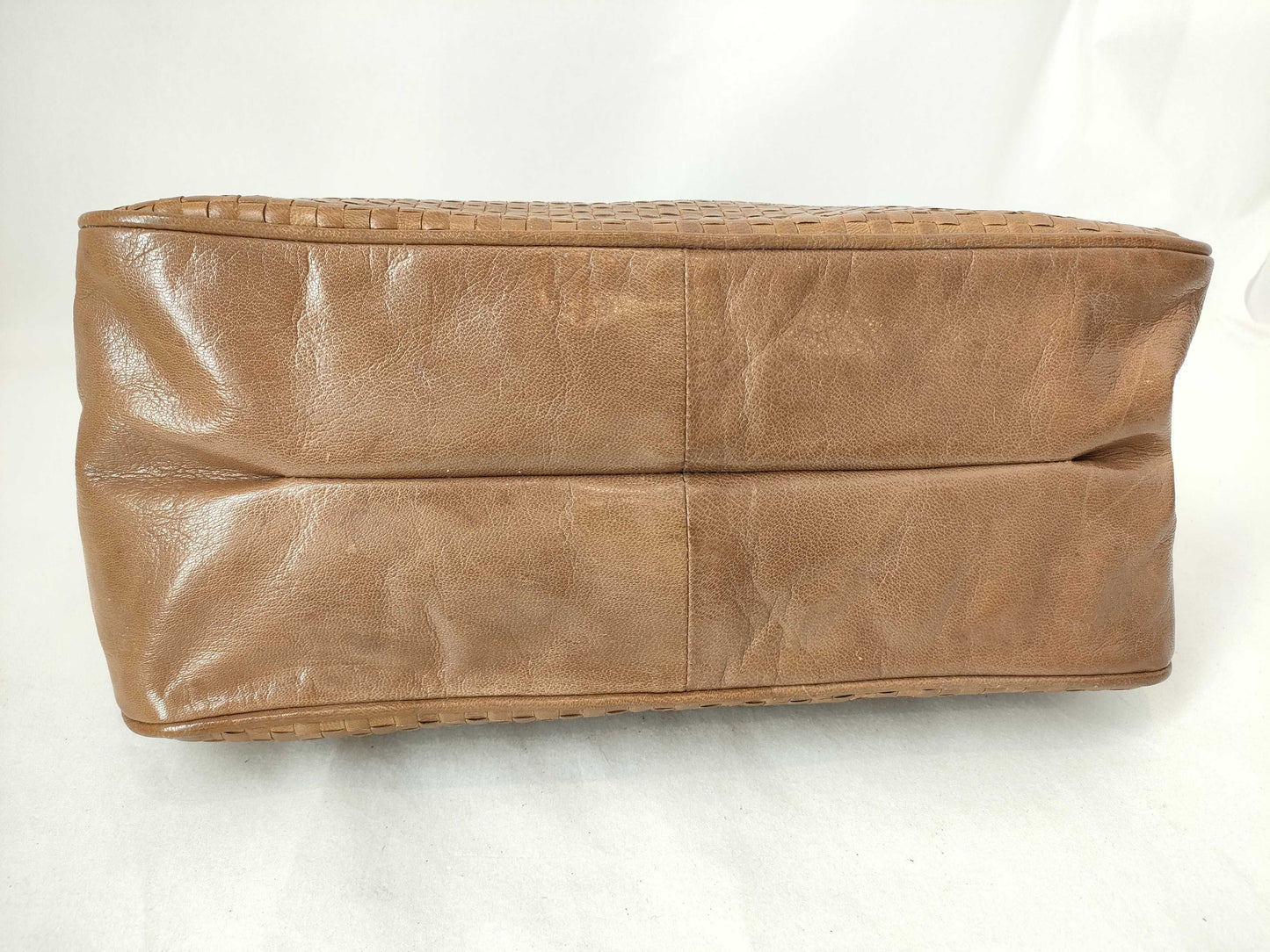 FENDI Leather/Hand/Brown Handbag