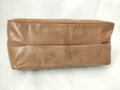 FENDI Leather/Hand/Brown Handbag