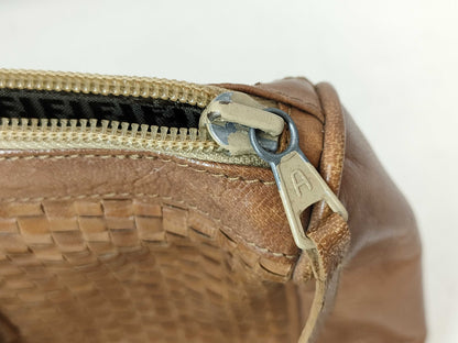 FENDI Leather/Hand/Brown Handbag