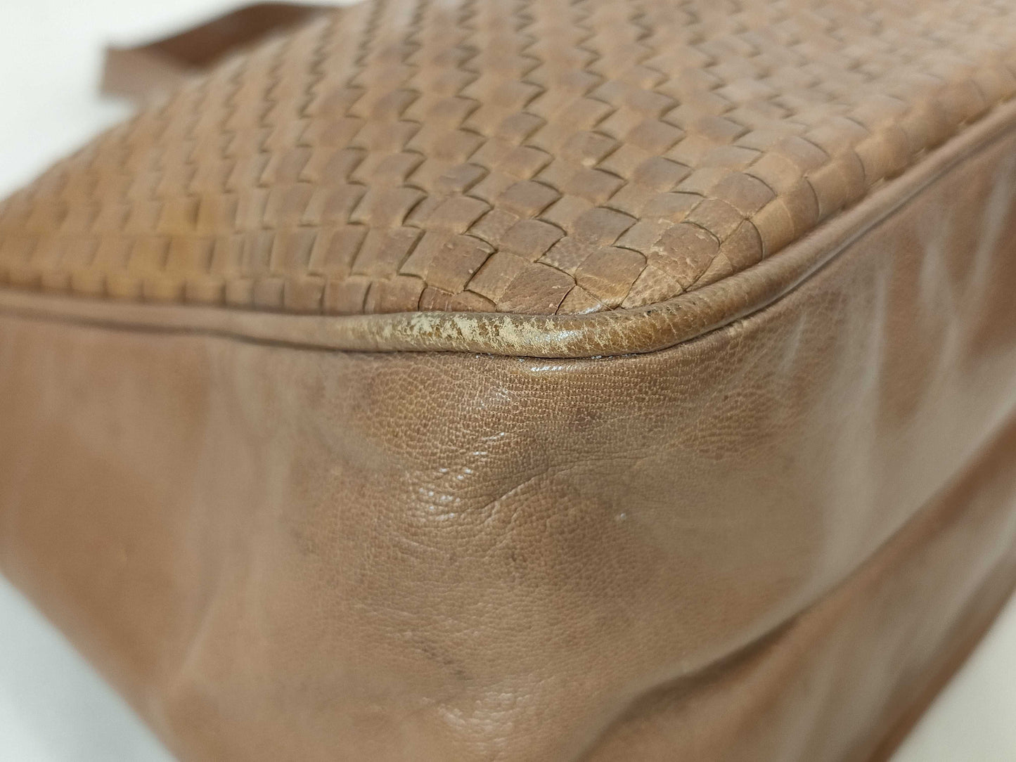 FENDI Leather/Hand/Brown Handbag