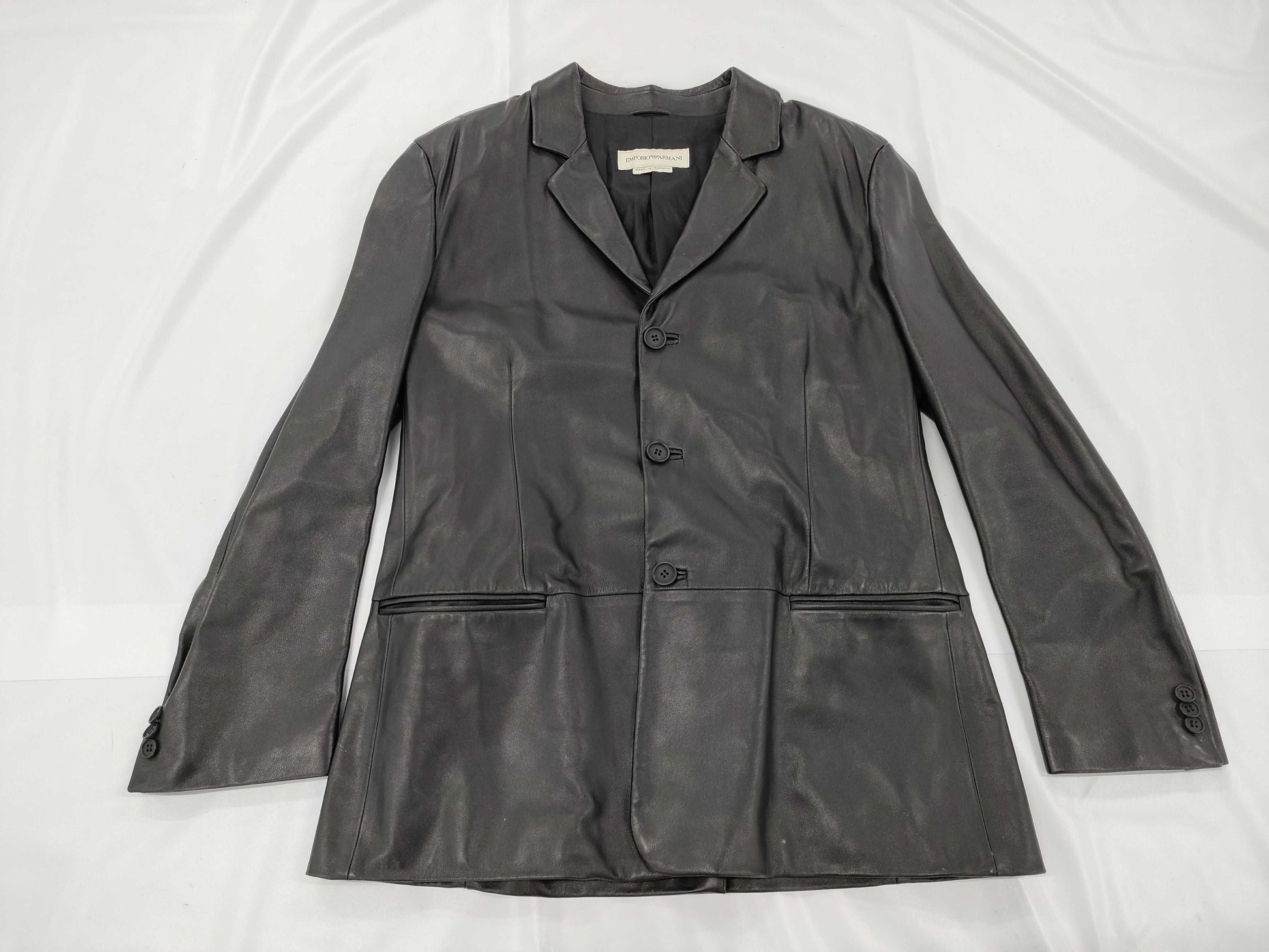 ARMANI Emporio Armani Leather Jacket Jacket