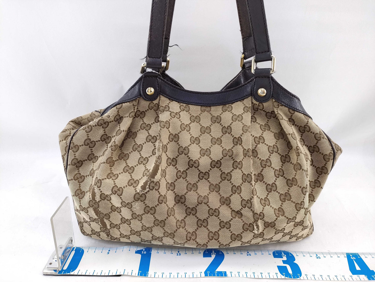 GUCCI GG Canvas 388919 525040 Tote Bag