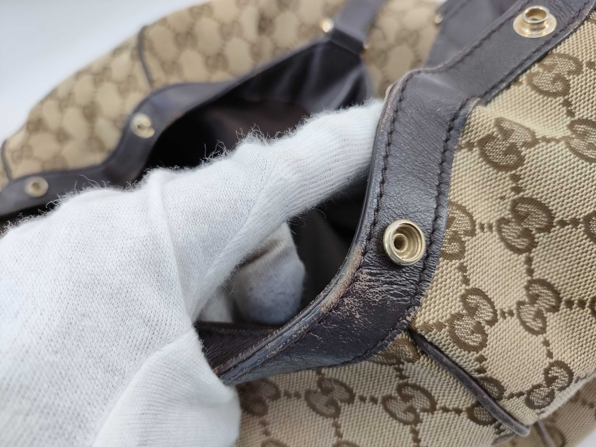 GUCCI GG Canvas 388919 525040 Tote Bag