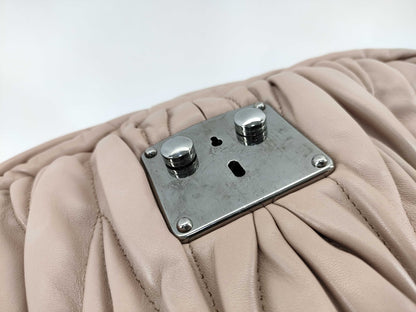 Miu Miu Chain Shoulder Bag Pink Shoulder Bag