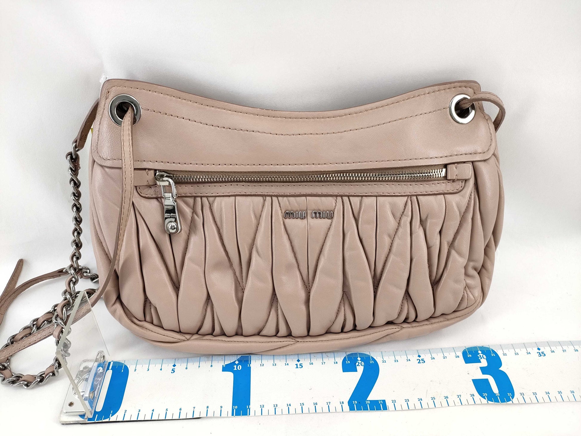 Miu Miu Chain Shoulder Bag Pink Shoulder Bag
