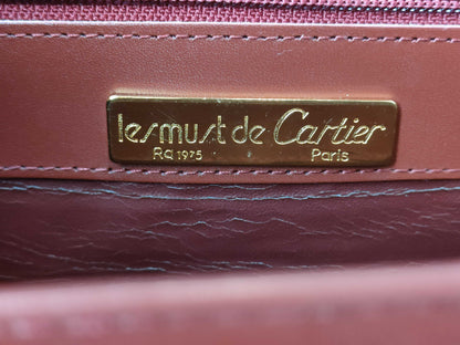 Cartier Must Must Shoulder Bag/Clutch Bag 2-Piece Clutch Bag
