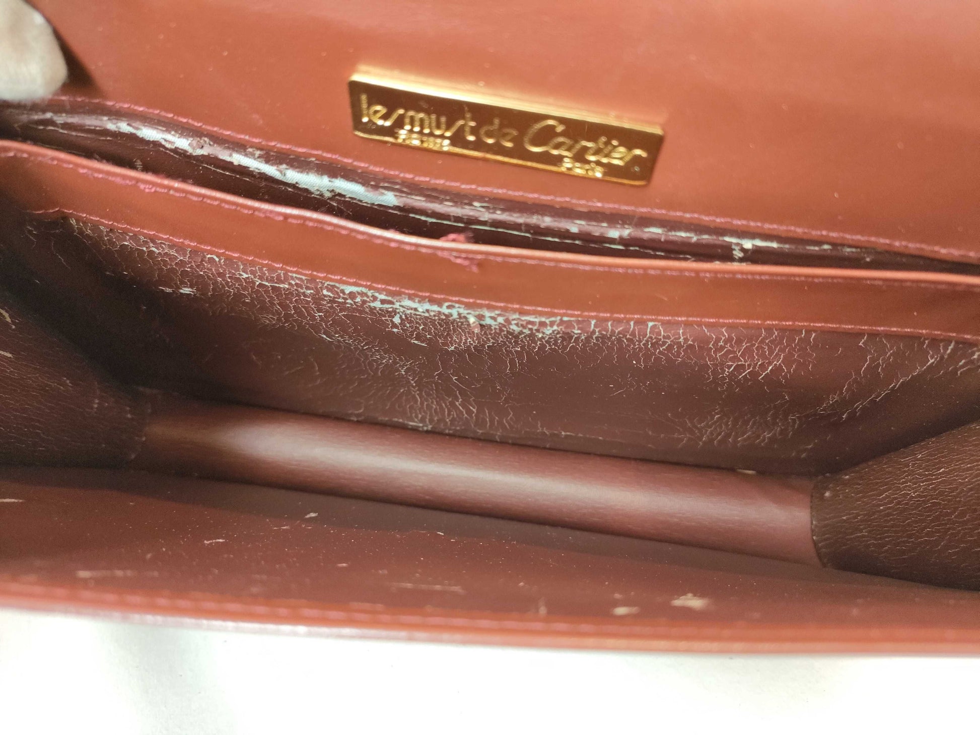 Cartier Must Must Shoulder Bag/Clutch Bag 2-Piece Clutch Bag
