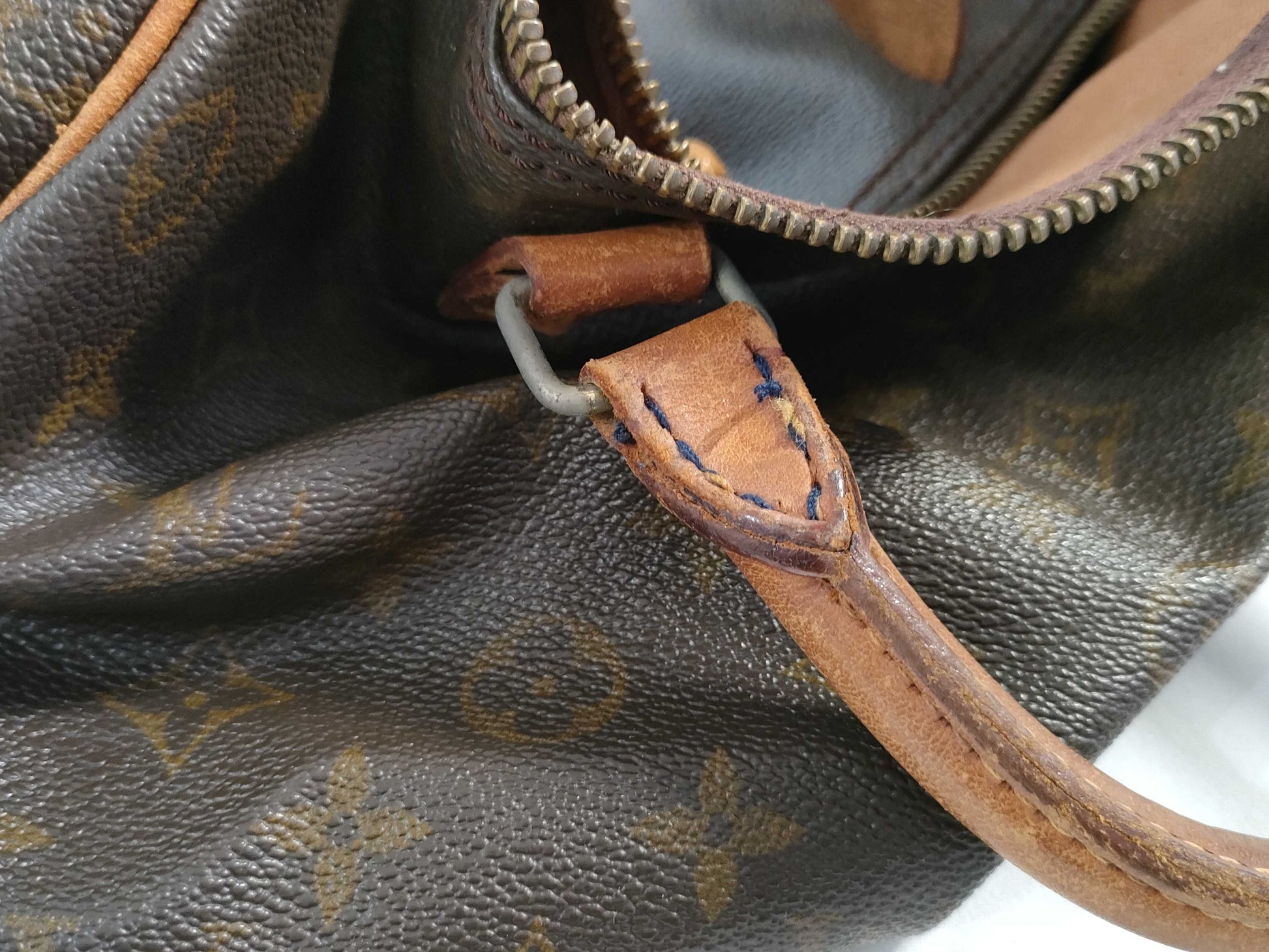 LOUIS VUITTON RFID Unavailable SA Monogram M41107 Speedy 35 Handbag