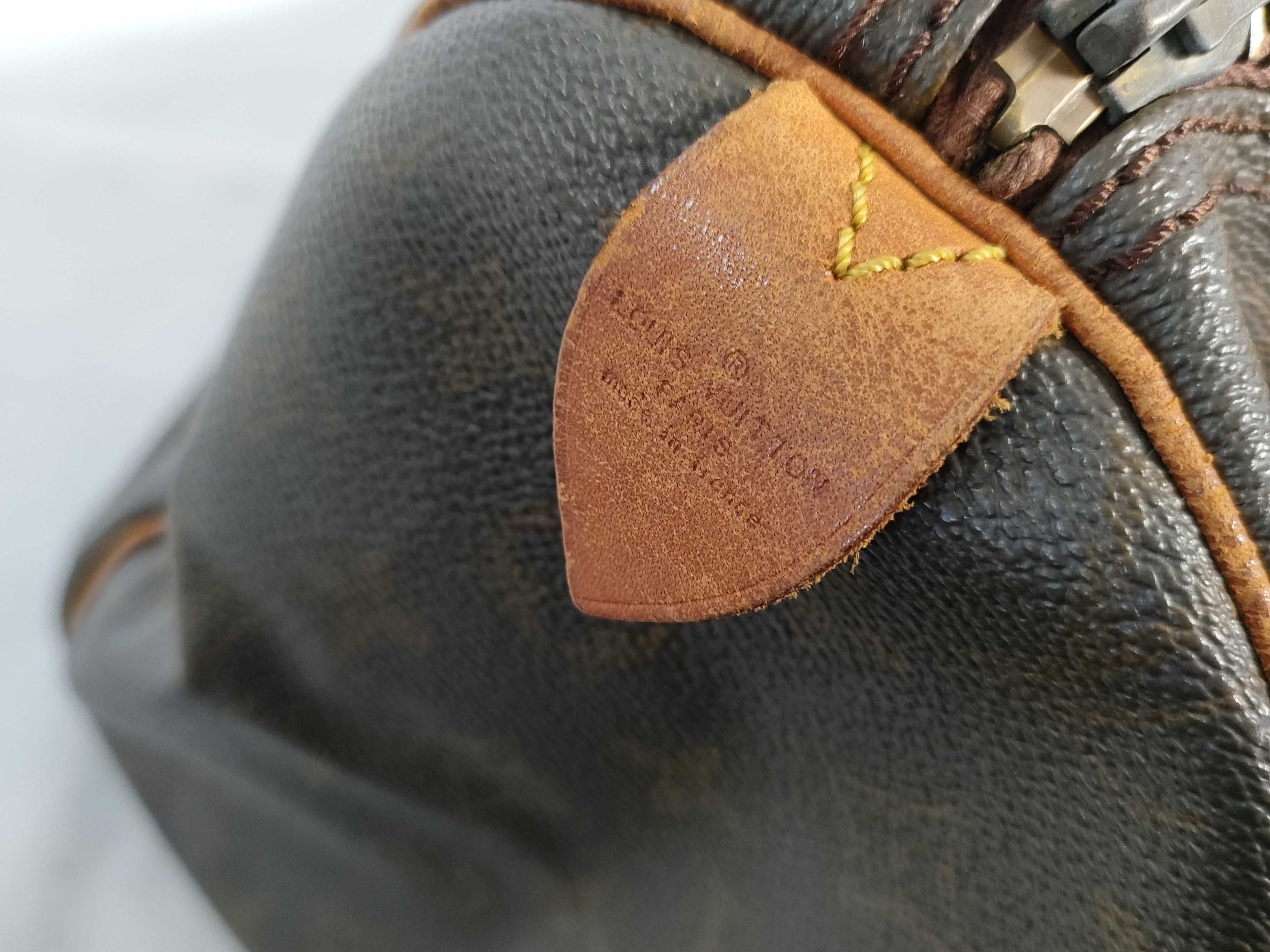 LOUIS VUITTON RFID Unavailable SA Monogram M41107 Speedy 35 Handbag