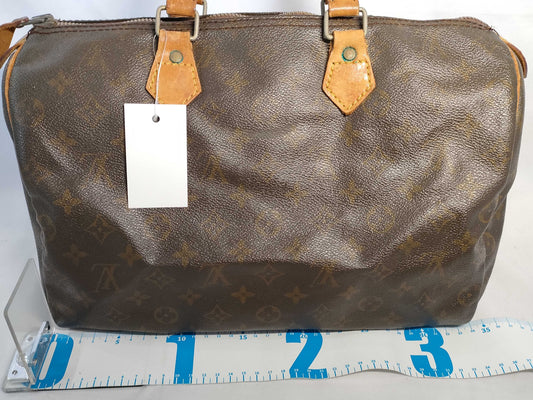 LOUIS VUITTON RFID Unavailable SA Monogram M41107 Speedy 35 Handbag