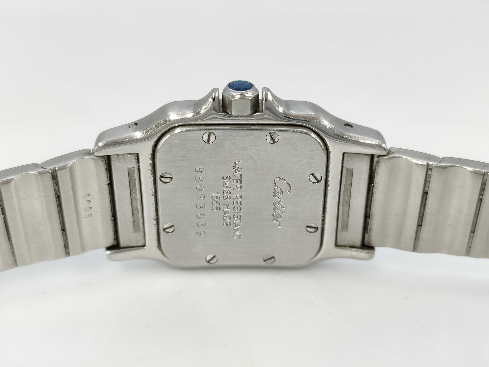 Cartier Santos Galbe SM W20024D6 1565 BB073039 Quartz Women's Watch