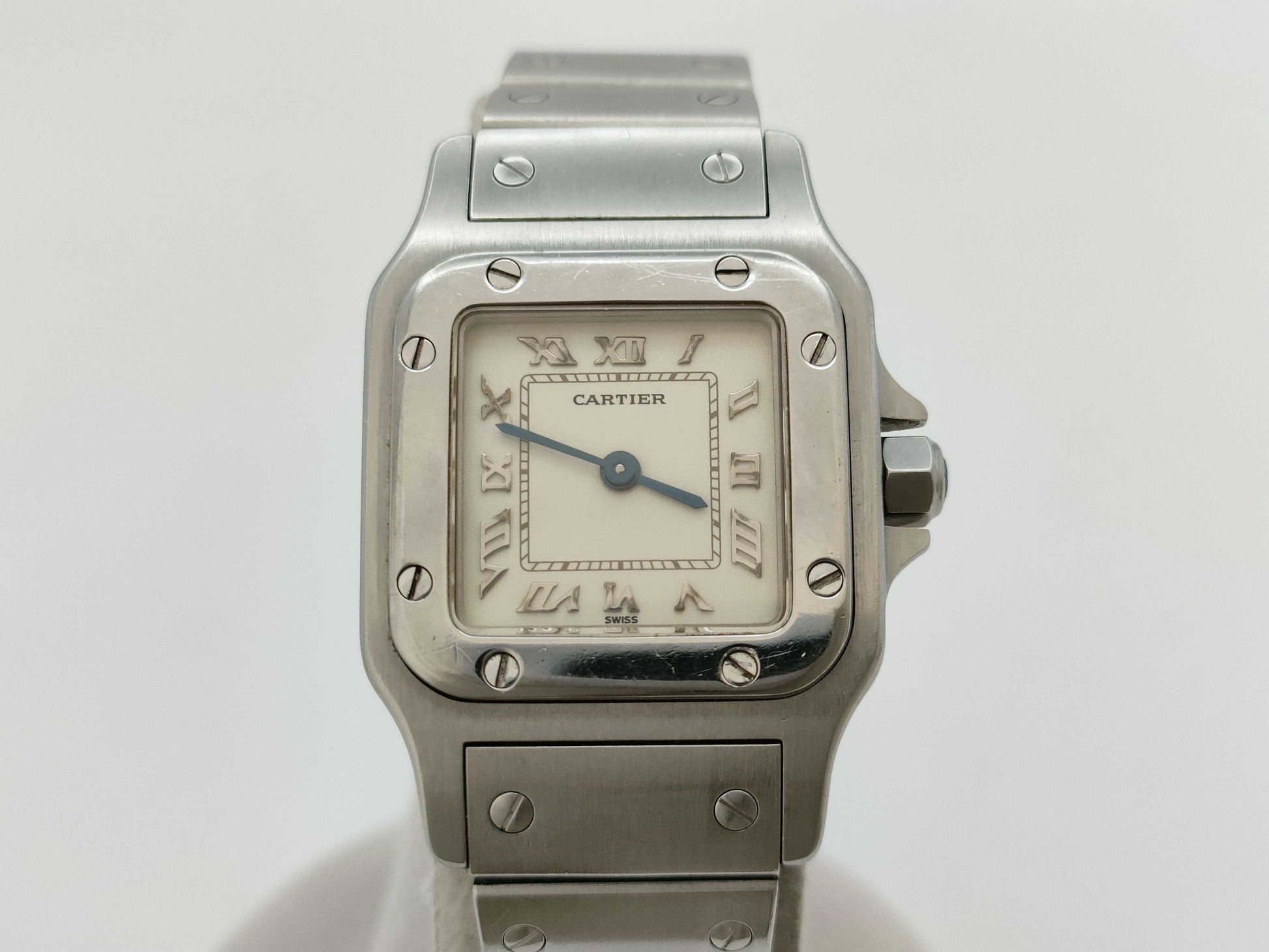 Cartier Santos Galbe SM W20024D6 1565 BB073039 Quartz Women's Watch