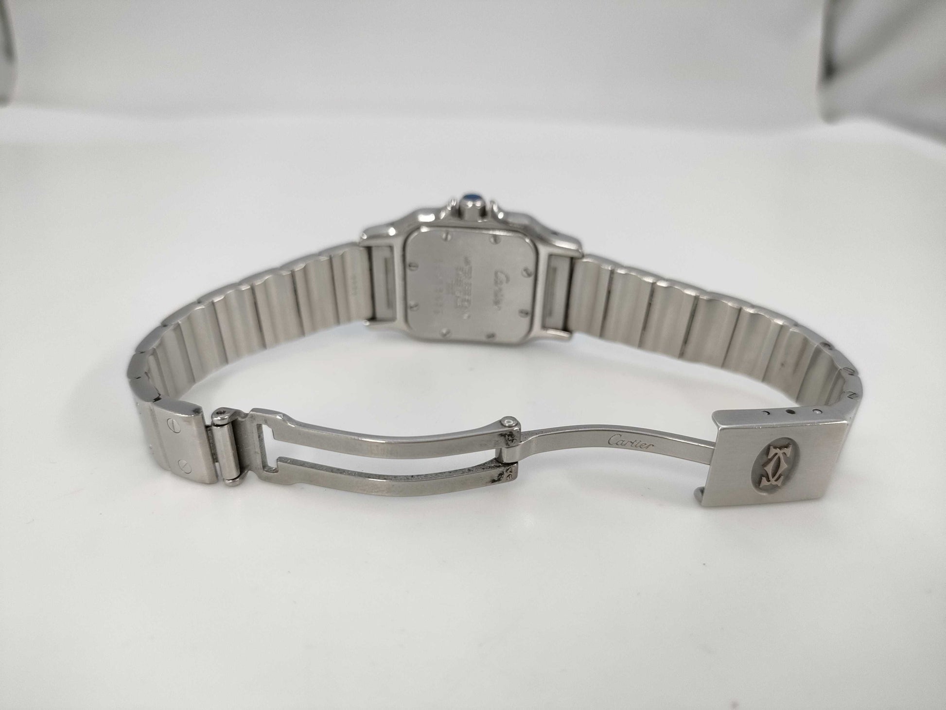 Cartier Santos Galbe SM W20024D6 1565 BB073039 Quartz Women's Watch