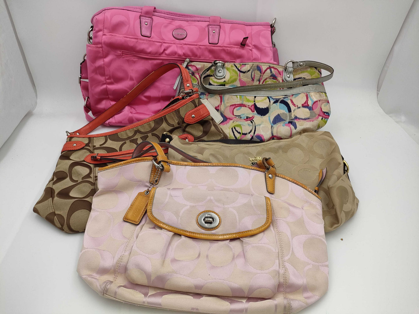 COACH Signature Mother's Bag and 5 other handbags
