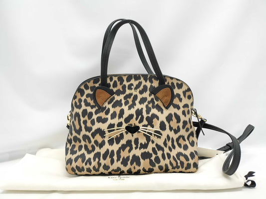Kate Spade Animal Motif Leopard 2-Way Shoulder Bag