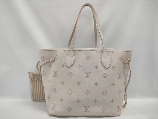 LOUIS VUITTON Monogram Empreinte M14285 Neverfull MM Tote Bag