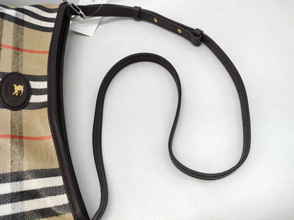 BURBERRY Small Highland Shoulder Bag/Charm Shoulder Bag