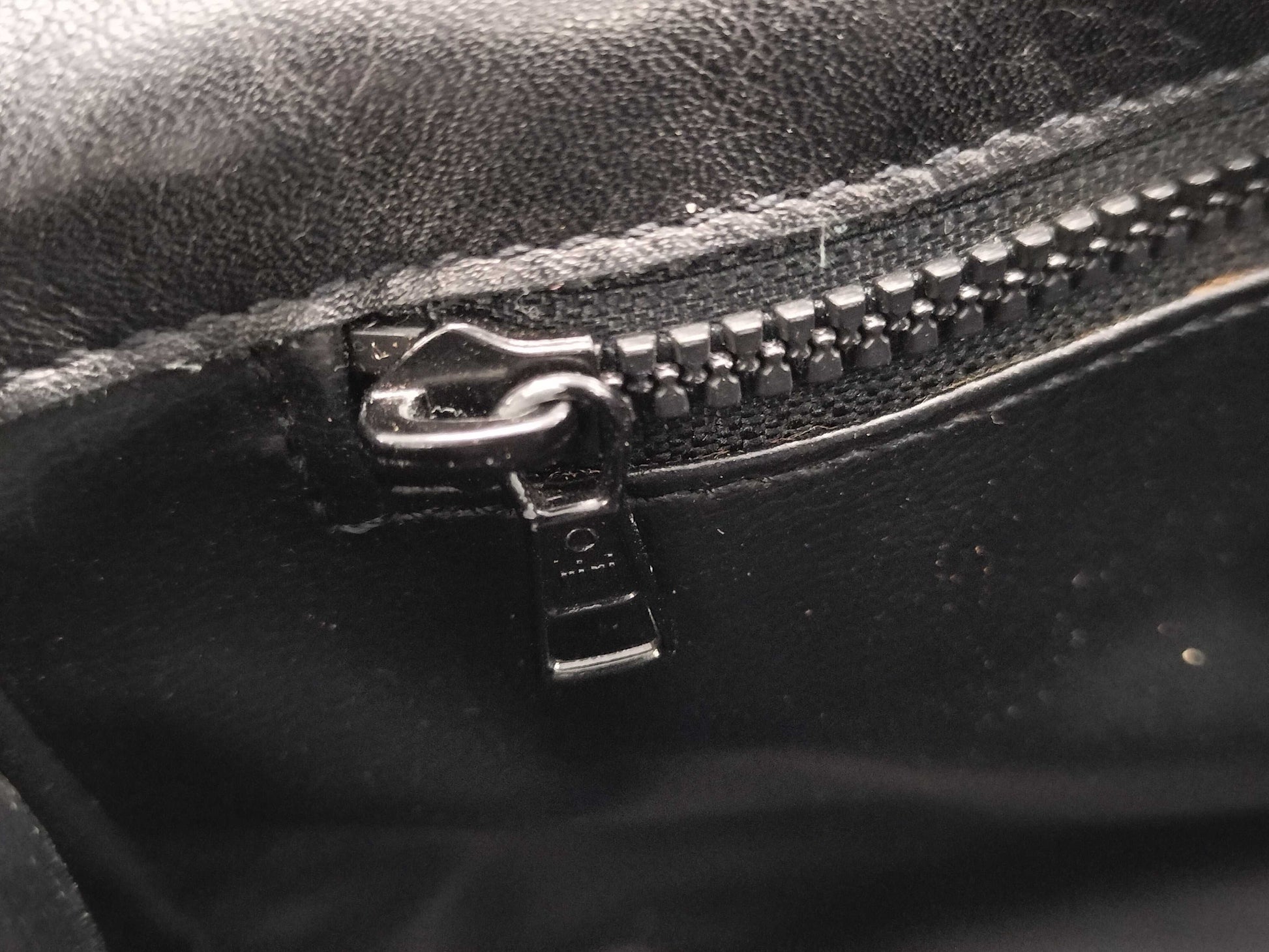 CELINE Triomphe Logo Leather Shoulder Bag
