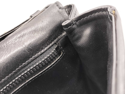 CELINE Triomphe Logo Leather Shoulder Bag
