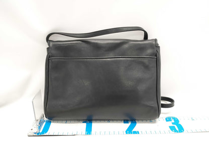 CELINE Triomphe Logo Leather Shoulder Bag