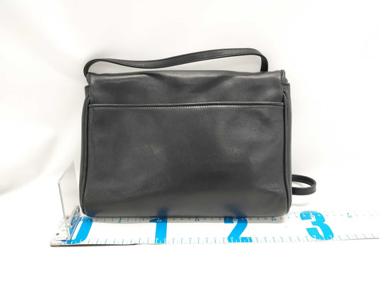 CELINE Triomphe Logo Leather Shoulder Bag