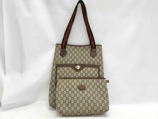 GUCCI GG Supreme GG Plus Sherry Tote/Second Bag Shoulder Bag