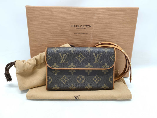 LOUIS VUITTON Monogram M51855 Pochette Florentine Shoulder Bag