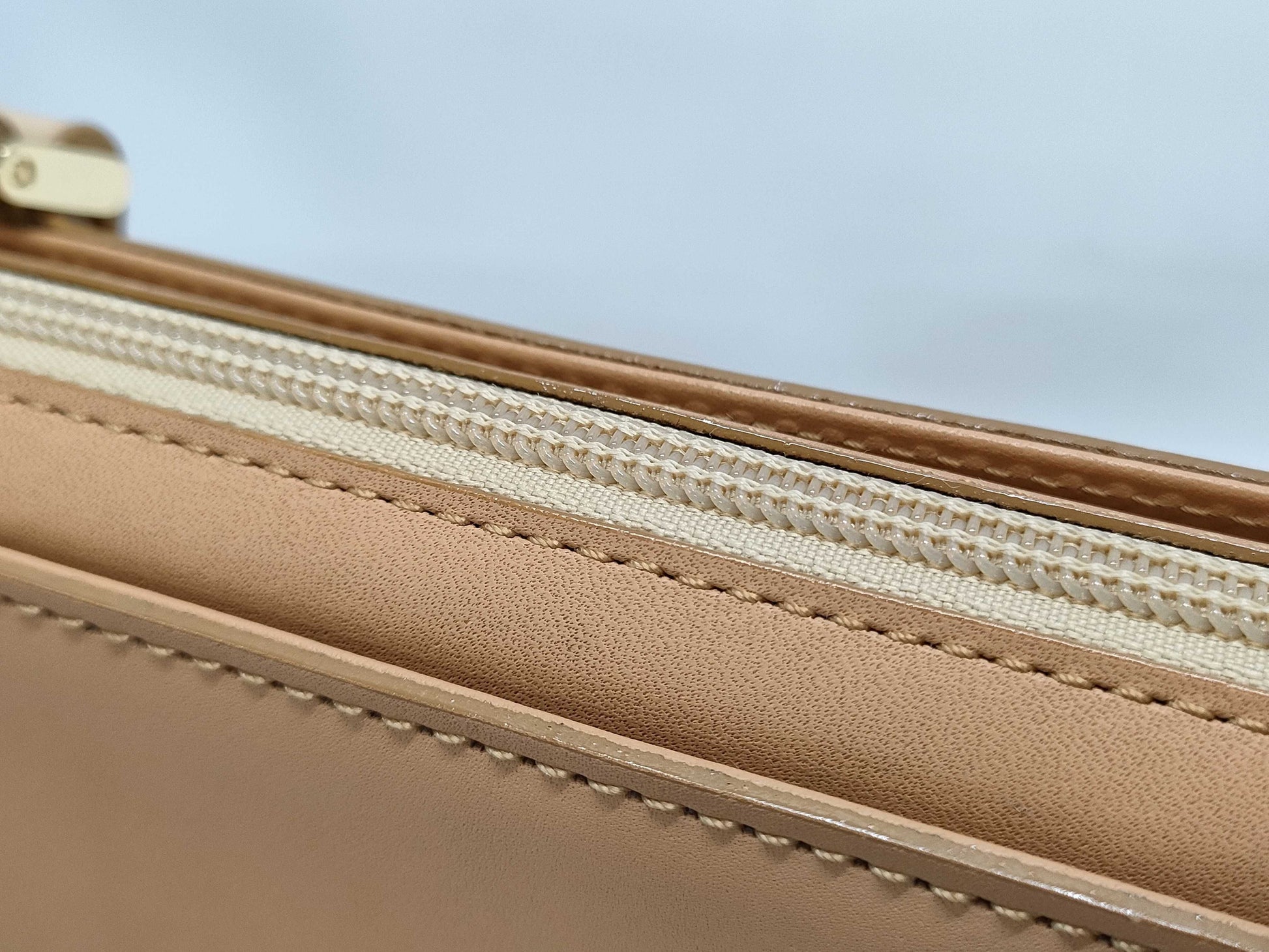BURBERRY Natural Leather Check Handbag