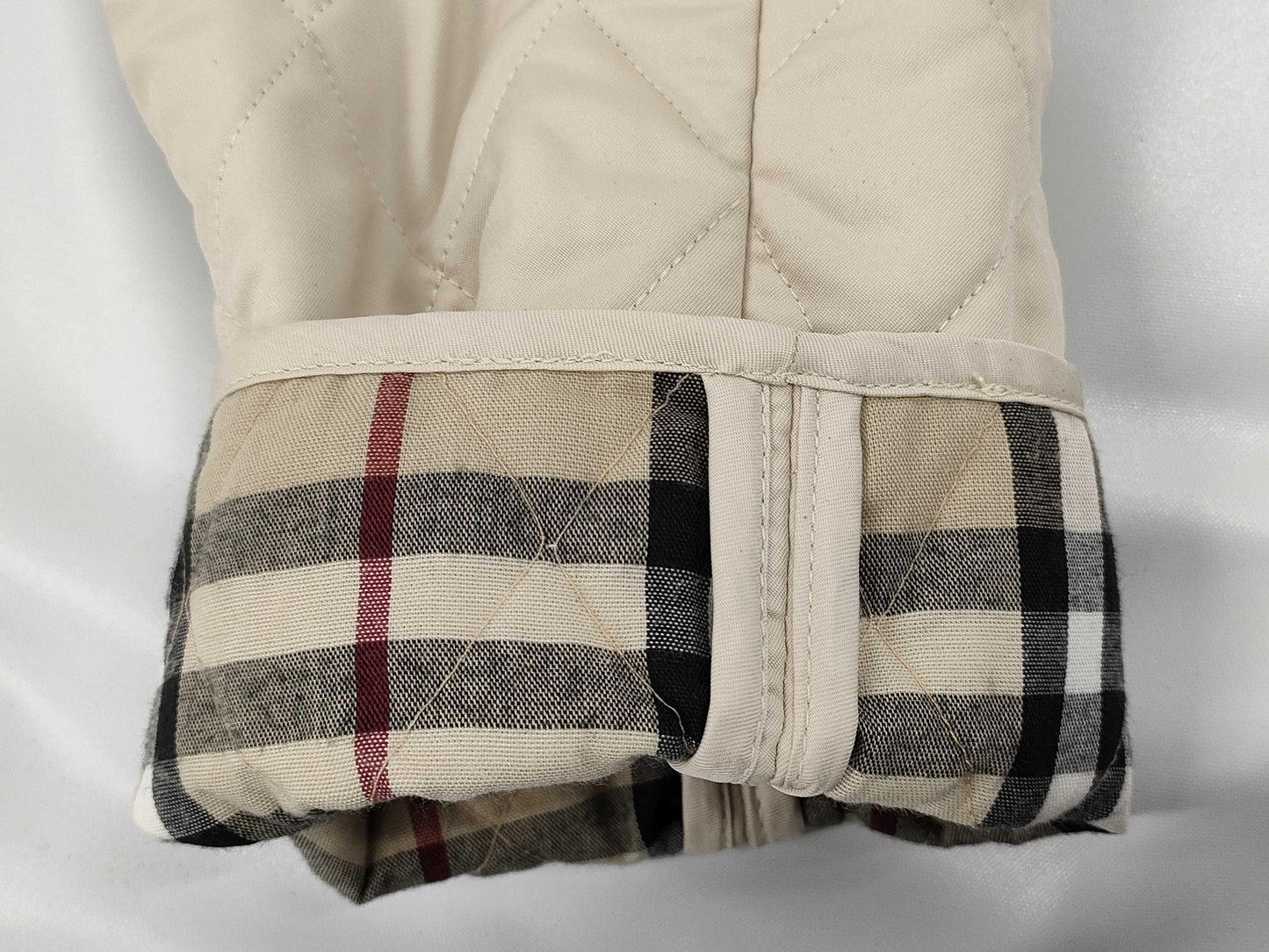 BURBERRY Check Outer Coat