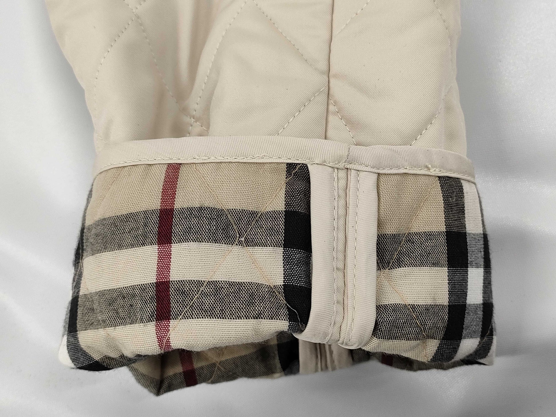 BURBERRY Check Outer Coat