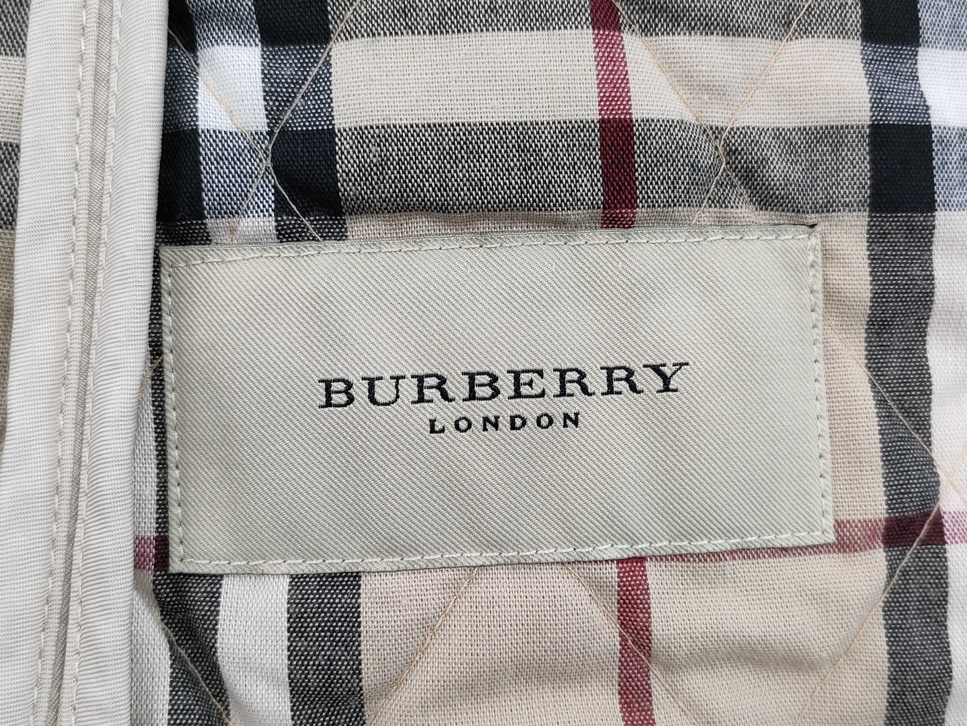 BURBERRY Check Outer Coat
