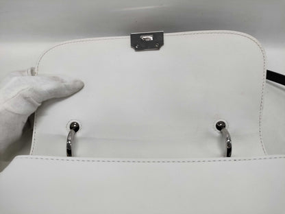 BURBERRY DK88 2WAY Shoulder Handbag White