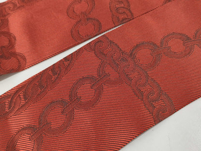BURBERRY Silk Orange Belt