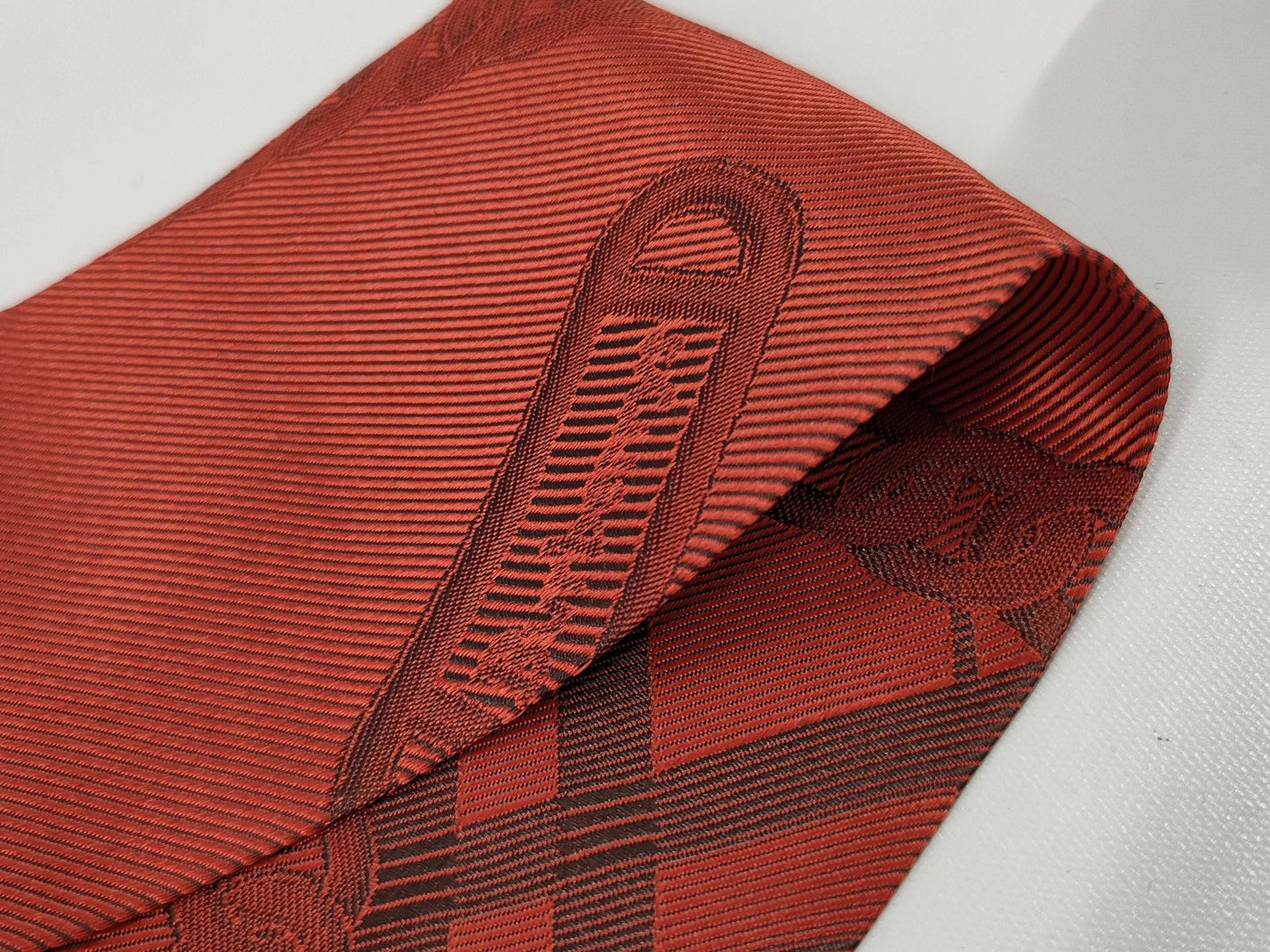 BURBERRY Silk Orange Belt