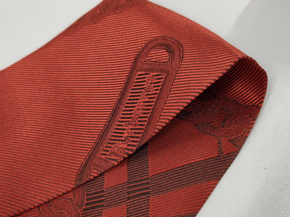 BURBERRY Silk Orange Belt