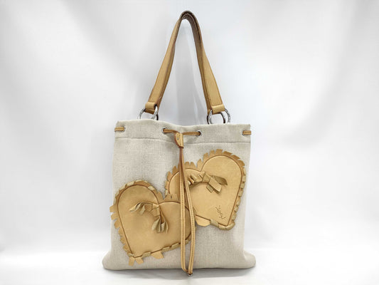 Yves Saint Laurent Canvas Handbag
