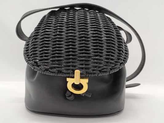 Salvatore Ferragamo Gancini Drawstring Shoulder Bag