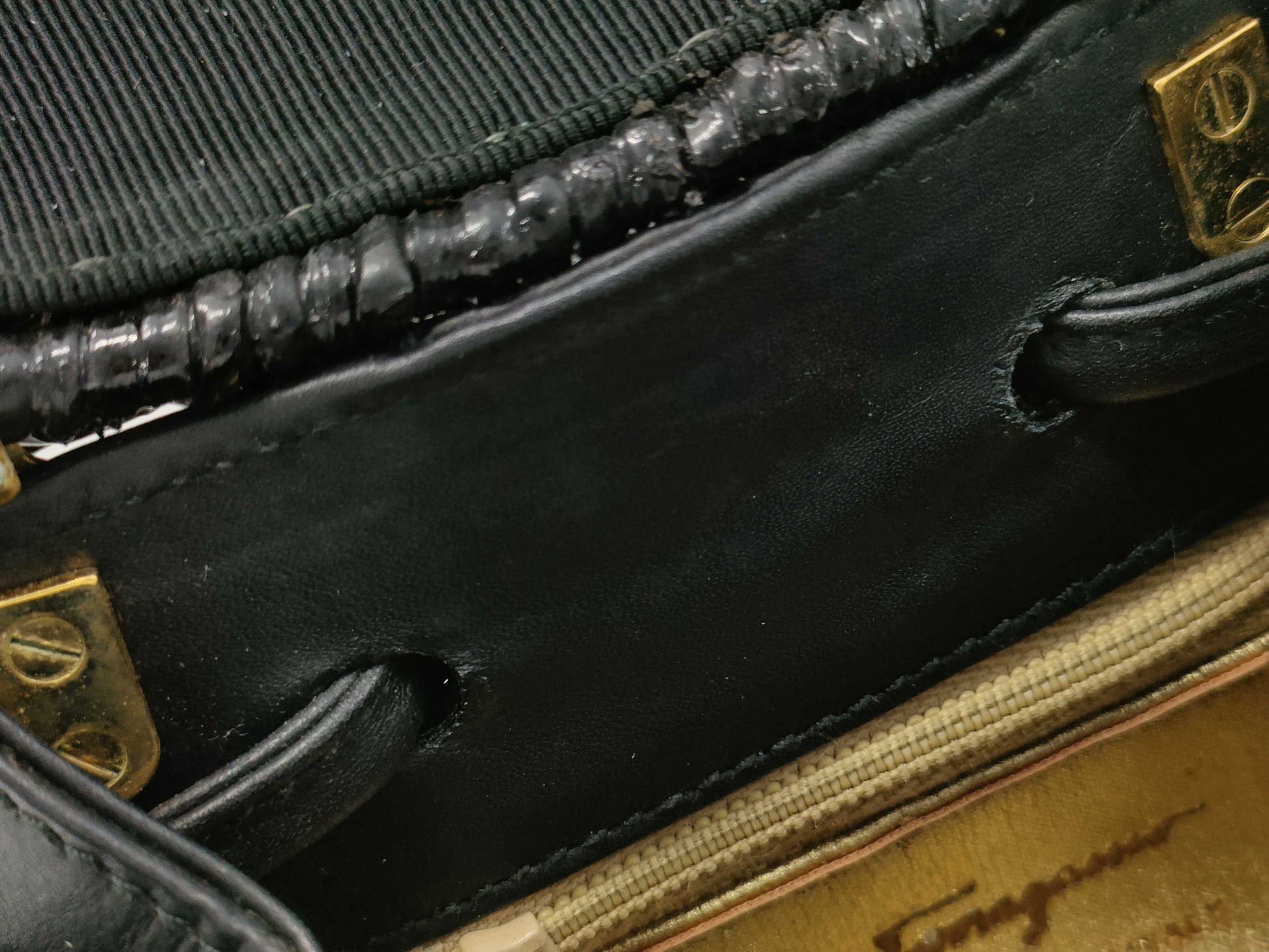 Salvatore Ferragamo Gancini Drawstring Shoulder Bag