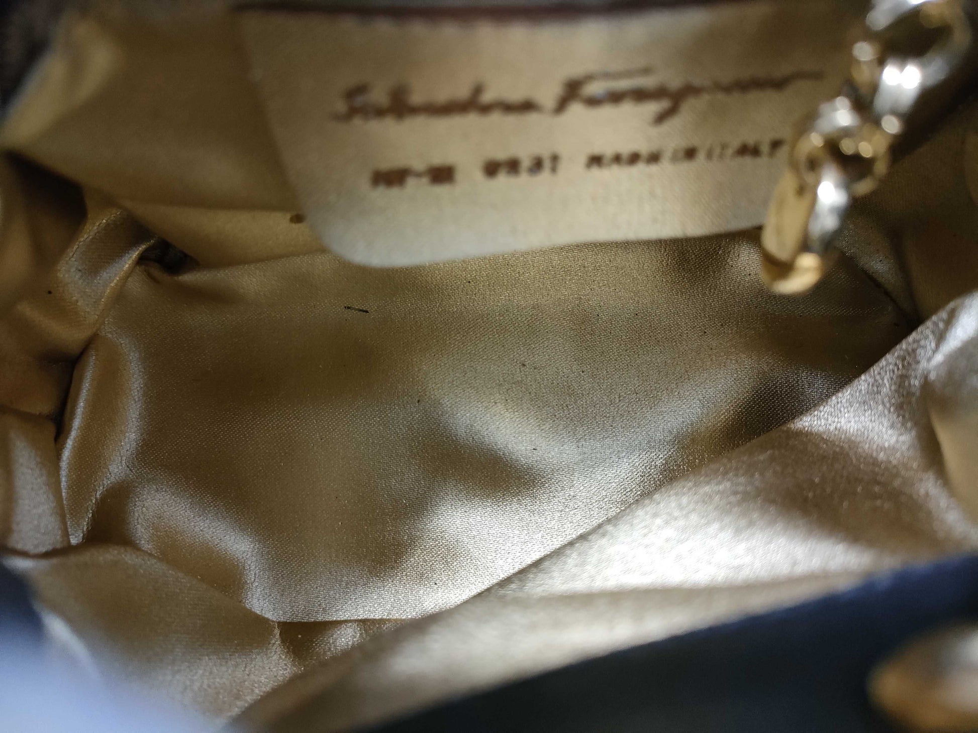 Salvatore Ferragamo Gancini Drawstring Shoulder Bag