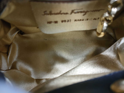 Salvatore Ferragamo Gancini Drawstring Shoulder Bag