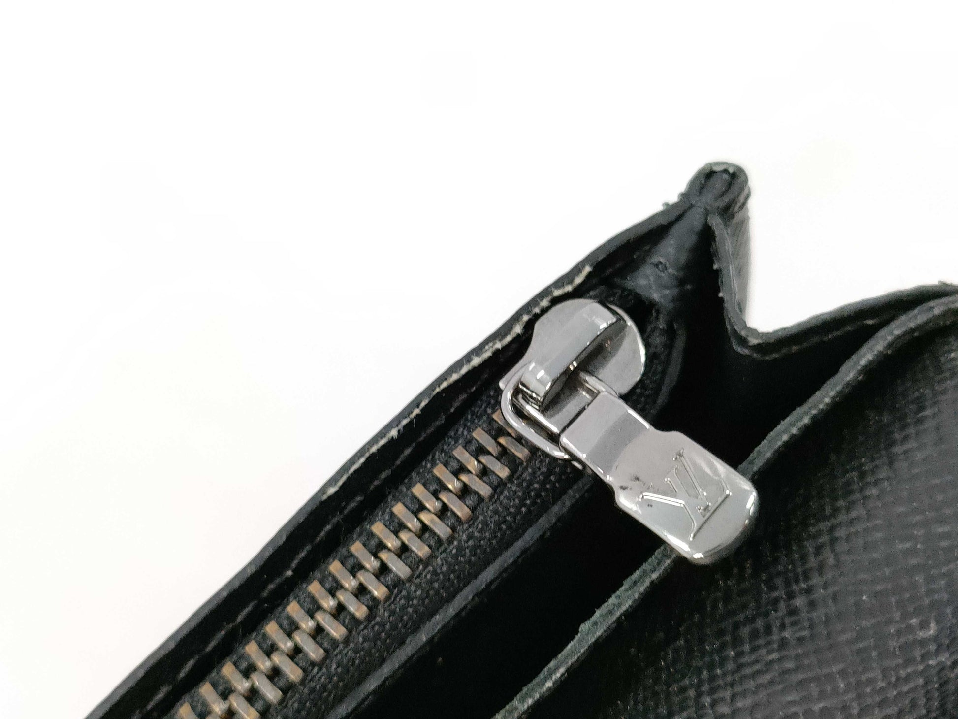 LOUIS VUITTON Eclipse Portefeuille Plaza Long Wallet with Initials
