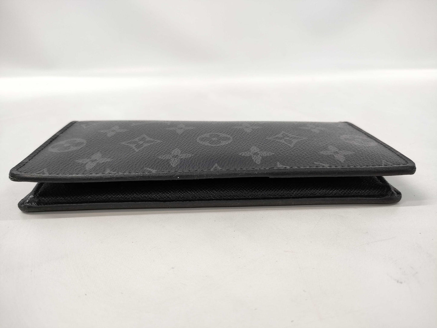 LOUIS VUITTON Eclipse Portefeuille Plaza Long Wallet with Initials