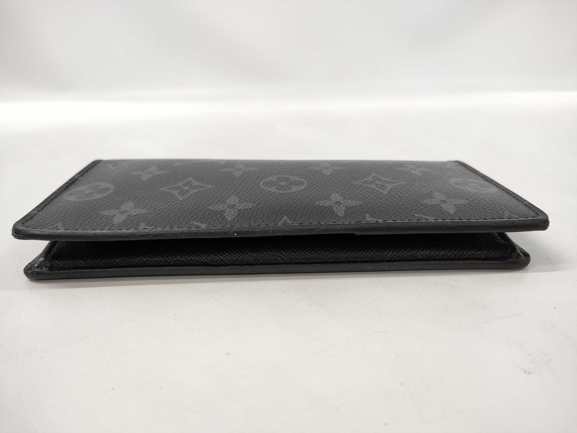 LOUIS VUITTON Eclipse Portefeuille Plaza Long Wallet with Initials