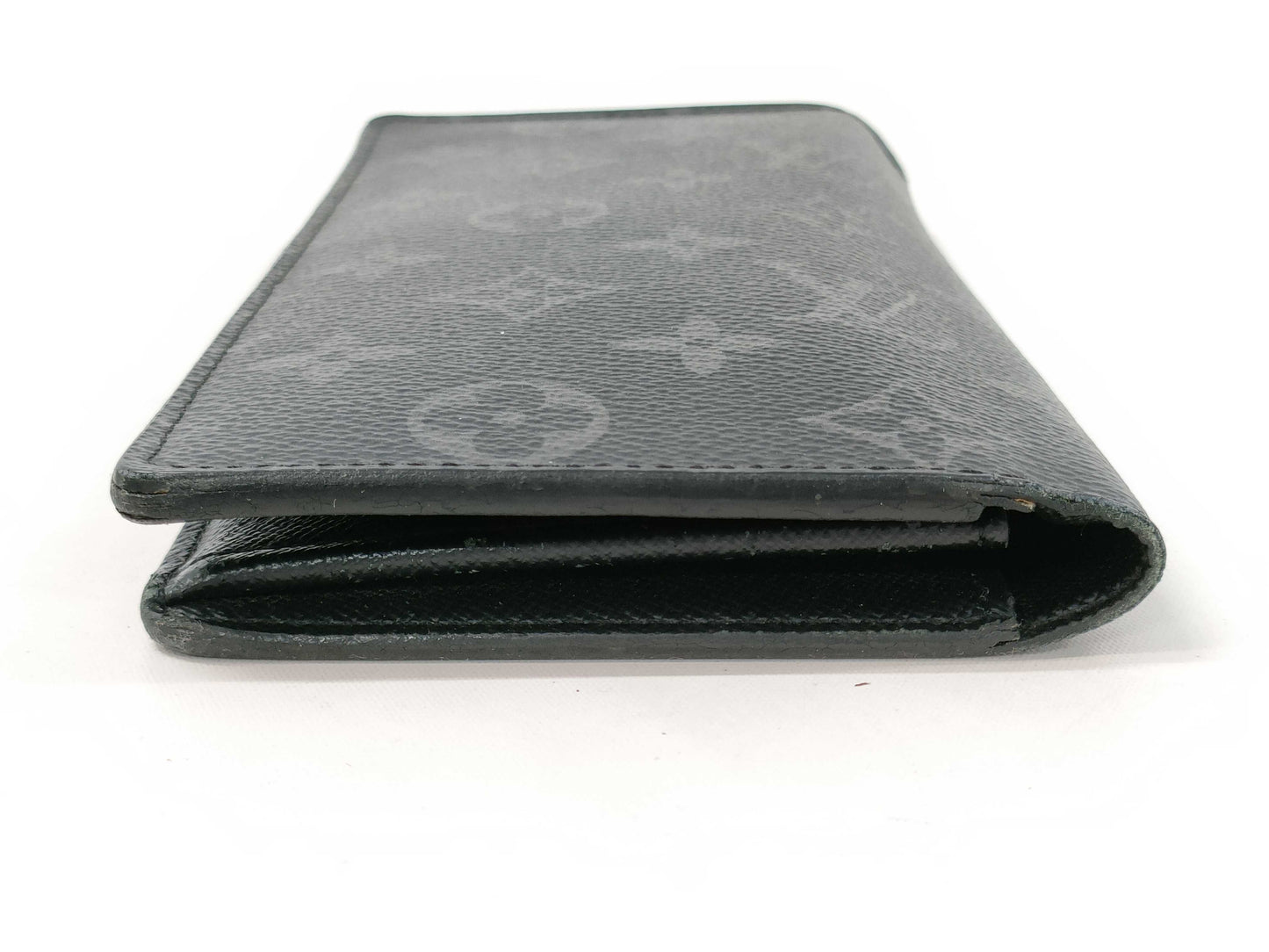 LOUIS VUITTON Eclipse Portefeuille Plaza Long Wallet with Initials