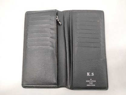 LOUIS VUITTON Eclipse Portefeuille Plaza Long Wallet with Initials