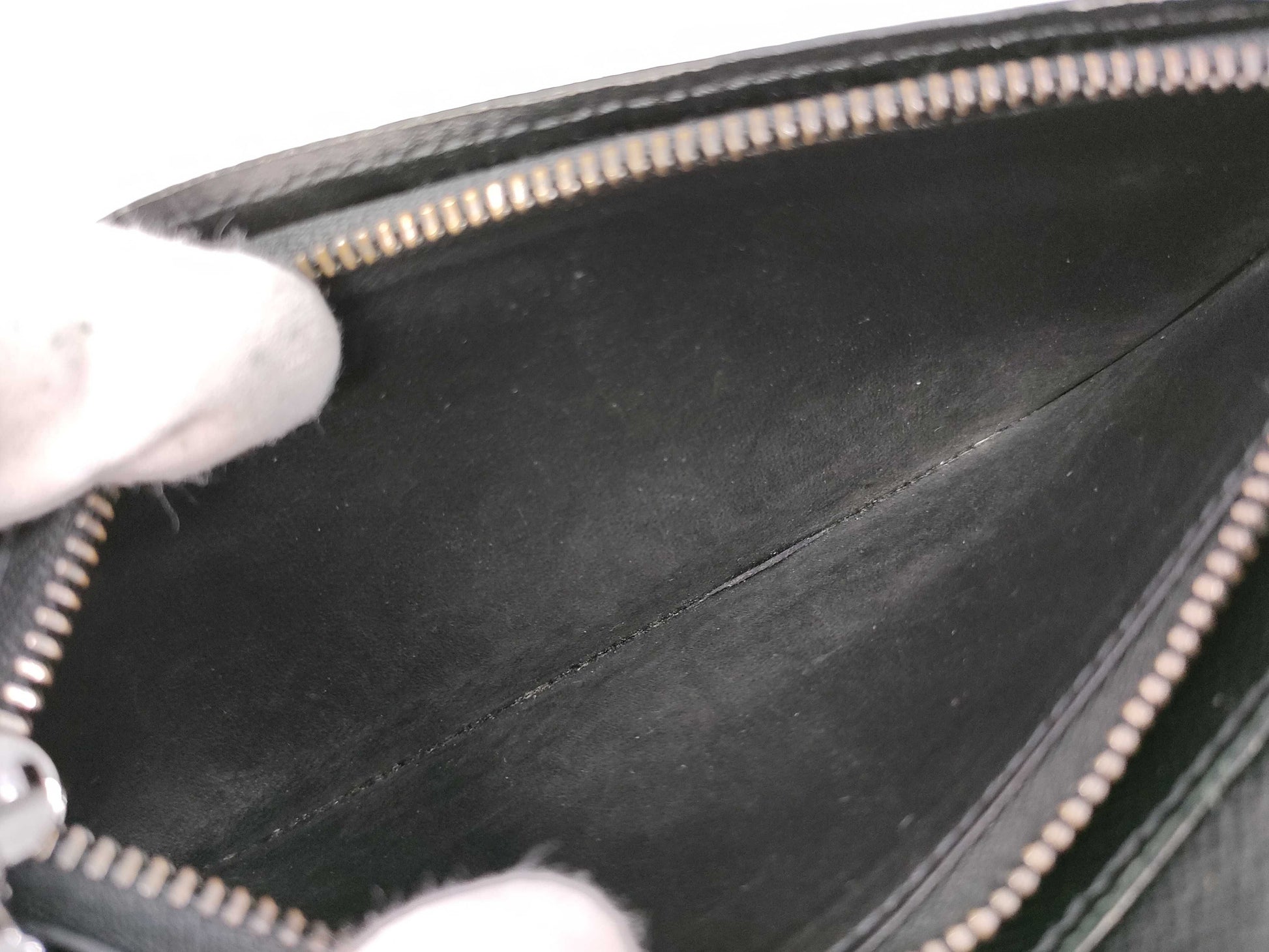 LOUIS VUITTON Eclipse Portefeuille Plaza Long Wallet with Initials