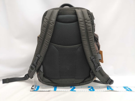 TUMI Backpack Zipper top broken/Ripped near zipper