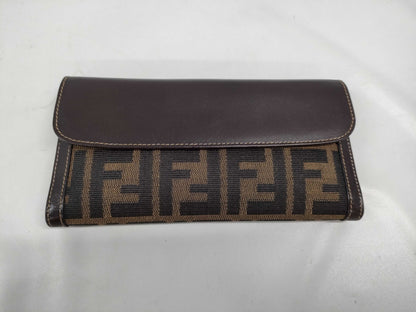 FENDI Zucca long wallet