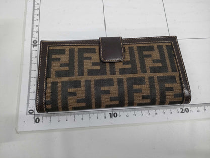 FENDI Zucca long wallet